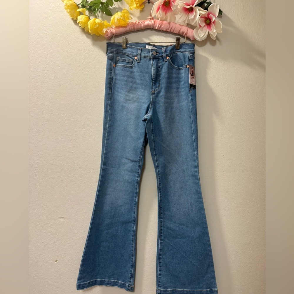 sofia by sofia vergara Blue Flare High-Rise Jeans